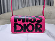 Dior Miss Dior Flap Bag Pink Size 22 x 11 x 6 cm - 3