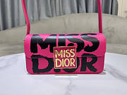 Dior Miss Dior Flap Bag Pink Size 22 x 11 x 6 cm - 4