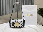 Dior Miss Dior Flap Bag Black Size 22 x 11 x 6 cm - 1