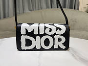 Dior Miss Dior Flap Bag Black Size 22 x 11 x 6 cm - 5