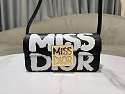 Dior Miss Dior Flap Bag Black Size 22 x 11 x 6 cm - 3