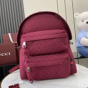 Gucci Medium Backpack Red Leather Size 40 x 36.5 x 23 cm - 1