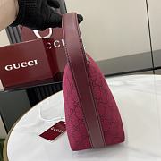 Gucci GG Super Mini Shoulder Bag Red Leather Size 20 x 18.5 x 10 cm - 5