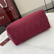 Gucci GG Super Mini Shoulder Bag Red Leather Size 20 x 18.5 x 10 cm - 4