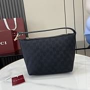 Gucci GG Super Mini Shoulder Bag Black Leather Size 20 x 18.5 x 10 cm - 1