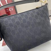 Gucci GG Super Mini Shoulder Bag Black Leather Size 20 x 18.5 x 10 cm - 5