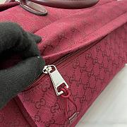 Gucci Medium GG Travel Bag Red Size 45 x 28 x 24 cm - 3