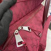 Gucci Medium GG Duffle Bag Red Size 42 x 22 x 22 cm - 3