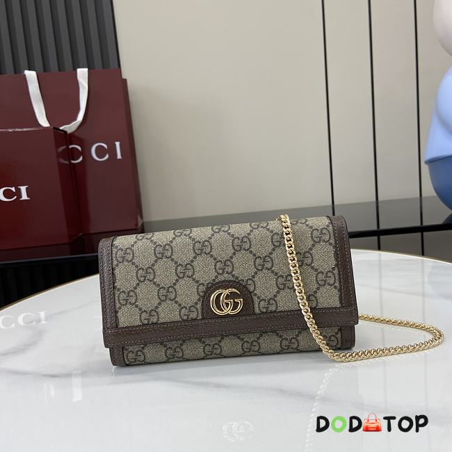 Gucci Ophidia Small Crossbody Bag Brown Size 19 x 10 x 3.5 cm - 1