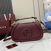 Gucci Blondie Small Top Handle Bag Red Size 27 x 17 x 7 cm - 1