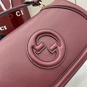 Gucci Blondie Small Top Handle Bag Red Size 27 x 17 x 7 cm - 2