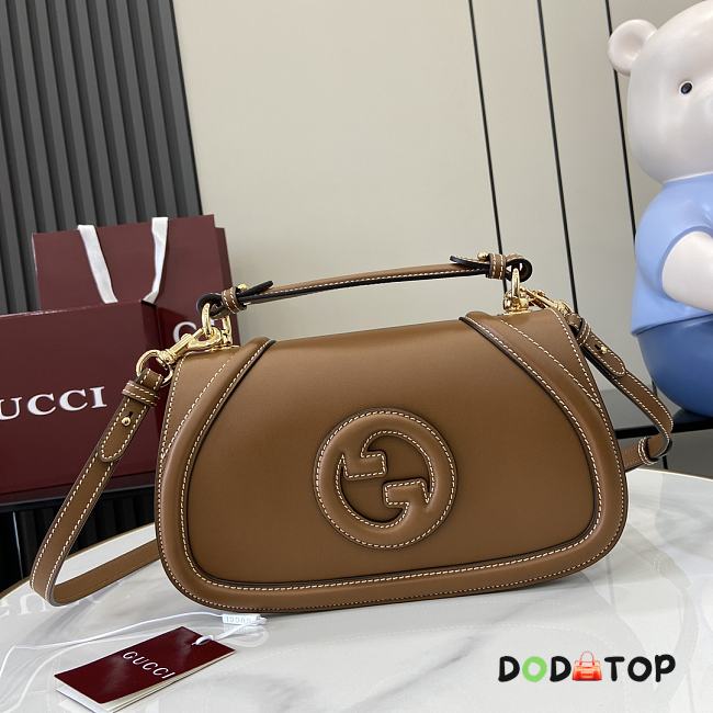 Gucci Blondie Small Top Handle Bag Brown Size 27 x 17 x 7 cm - 1