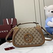 Gucci Blondie Small Top Handle Bag Brown 01 Size 27 x 17 x 7 cm - 1