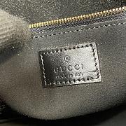 Gucci GG Emblem Medium Tote Bag Black Size 37 x 23 x 8 cm - 6