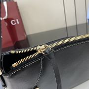 Gucci GG Emblem Medium Tote Bag Black Size 37 x 23 x 8 cm - 4