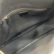 Gucci GG Emblem Medium Tote Bag Black Size 37 x 23 x 8 cm - 3