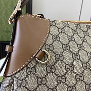 Gucci GG Emblem Medium Tote Bag Brown Size 37 x 23 x 8 cm - 2