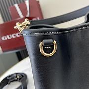 Gucci GG Emblem Mini Bucket Bag Black Size 19 x 18 x 11 cm  - 4