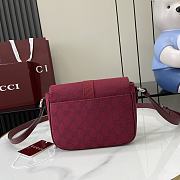 Gucci Mini GG Crossbody Bag Red Size 20 x 14 x 6.5 cm - 5