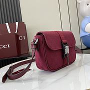 Gucci Mini GG Crossbody Bag Red Size 20 x 14 x 6.5 cm - 4