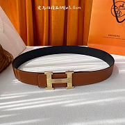 Hermes Belt 3.8 cm Blac/Brown/Dark Brown - 6