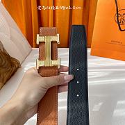 Hermes Belt 3.8 cm Blac/Brown/Dark Brown - 3