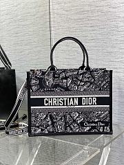 Dior Paris Map Black Medium Dior Book Tote Size 36 x 16 x 27 cm - 1