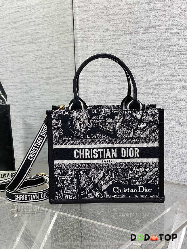 Dior Paris Map Black Small Dior Book Tote Size 26 x 12 x 21 cm - 1