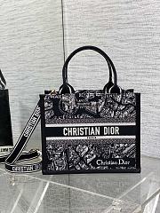 Dior Paris Map Black Small Dior Book Tote Size 26 x 12 x 21 cm - 1