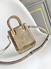 Bvlgari Serpentine Leather Tote Golden Size 13 x 17.5 x 5.5 cm - 6