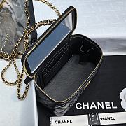 Chanel Vanity Black Handle Bag Size 19 x 9.5 x 8 cm - 2