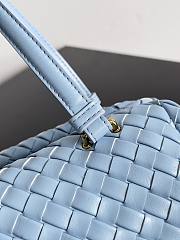 Bottega Veneta Shoulder Bag Blue Size 37 x 13 x 11.5 cm - 2