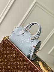 Louis Vuitton LV Speedy Bandoulière 20 M58953 Embossed Blue Size 20.5 x 13.5 x 12 cm - 1