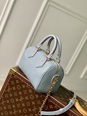 Louis Vuitton LV Speedy Bandoulière 20 M58953 Embossed Blue Size 20.5 x 13.5 x 12 cm - 2