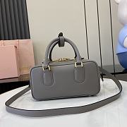 Miu Miu Arcadie Leather Bag Gray Size 22 x 10.5 x 7.5 cm  - 6