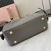 Miu Miu Arcadie Leather Bag Gray Size 22 x 10.5 x 7.5 cm  - 5