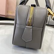 Miu Miu Arcadie Leather Bag Gray Size 22 x 10.5 x 7.5 cm  - 3