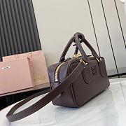 Miu Miu Arcadie Leather Bag Dark Brown Size 22 x 10.5 x 7.5 cm - 4