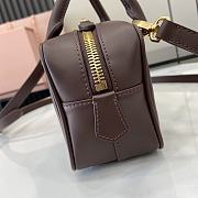 Miu Miu Arcadie Leather Bag Dark Brown Size 22 x 10.5 x 7.5 cm - 3