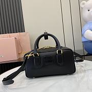 Miu Miu Arcadie Leather Bag Black Size 22 x 10.5 x 7.5 cm - 1