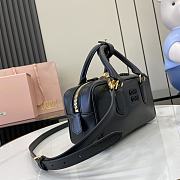 Miu Miu Arcadie Leather Bag Black Size 22 x 10.5 x 7.5 cm - 6