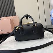 Miu Miu Arcadie Leather Bag Black Size 22 x 10.5 x 7.5 cm - 4