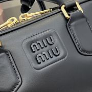 Miu Miu Arcadie Leather Bag Black Size 22 x 10.5 x 7.5 cm - 2