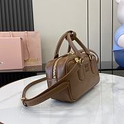 Miu Miu Arcadie Leather Bag Brown Size 22 x 10.5 x 7.5 cm - 6