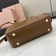 Miu Miu Arcadie Leather Bag Brown Size 22 x 10.5 x 7.5 cm - 5