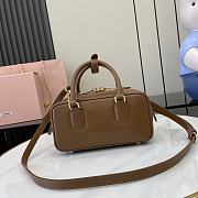 Miu Miu Arcadie Leather Bag Brown Size 22 x 10.5 x 7.5 cm - 4