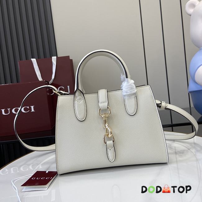 Gucci Hook-And-Loop Small Tote Bag White Size 24 x 17.5 x 8.5 cm - 1