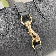 Gucci Hook-And-Loop Small Tote Bag Black Size 24 x 17.5 x 8.5 cm - 6