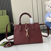 Gucci Hook-And-Loop Small Tote Bag Red Size 24 x 17.5 x 8.5 cm - 1