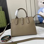 Gucci Hook-And-Loop Small Tote Bag Gray Size 24 x 17.5 x 8.5 cm - 6